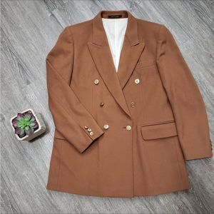 Aquascutum Vintage Cashmere Blazer Sz 8